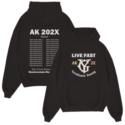 LIVE FAST GRADUATE YOUNG LOGO 774.1