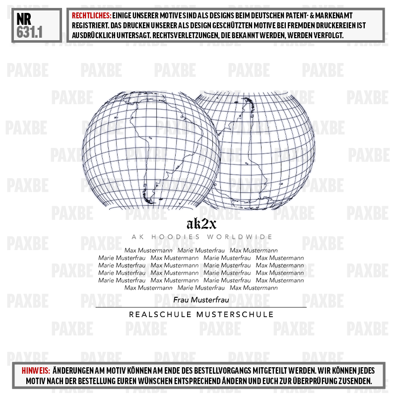 Globale Kugeln, Weltkugel Raster, Gitterkugel, Weltkarten-Design, Grafik-Kugel, Globus, Weltkugel, Gittermuster, Doppel-Globus, Name-Label