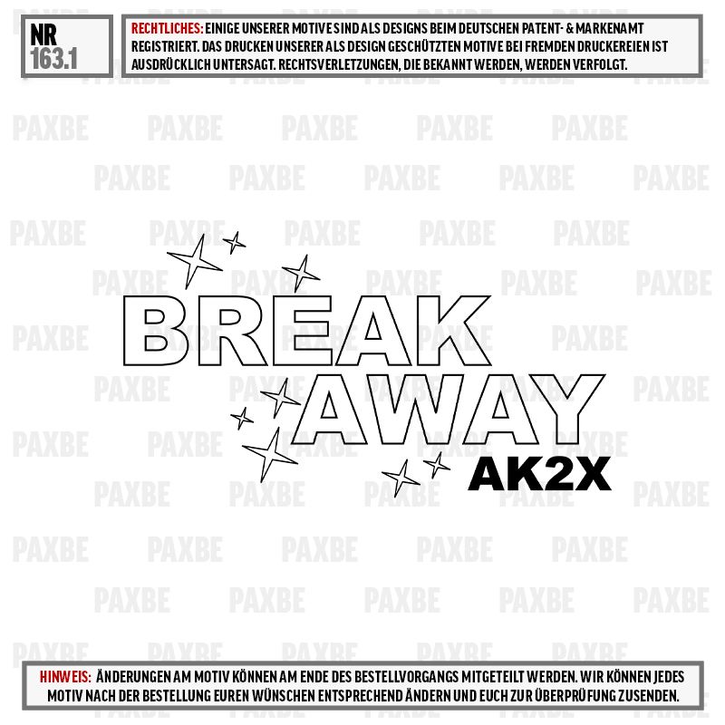 break, away, ak2x, logo, sternchen, text, logo, breakaway, ak2x, sterne