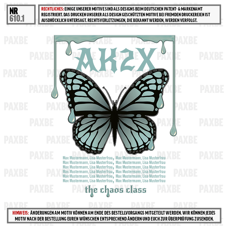 Schmetterling, grafische Poster, Teal-Schmetterling, Tropf-Rahmen, the chaos classs, Schmetterling, Grafik, Plakat, Türkis, Design