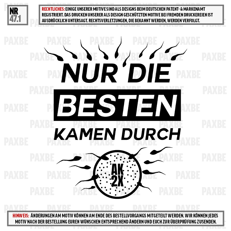 NUR DIE BESTEN KAMEN DURCH 47.1 NUR DIE BESTEN KAMEN DURCH 47.1