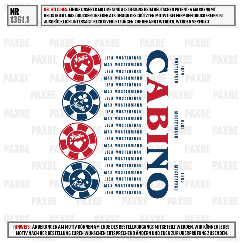 Juwel, Poker-Chip, runder Logo, rot/blau, Mädchenname Liste, Poker-Chips, Chip-Design, Mustertext, Kartenmotiv, Textblock