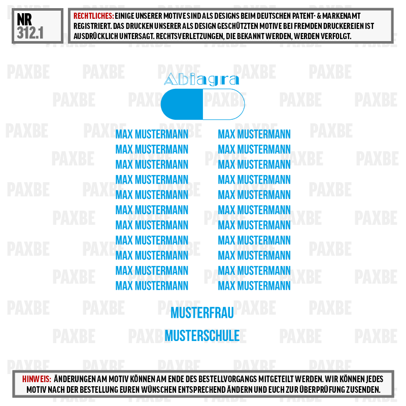 musterfrau, musterschule, figurine, abstract logo, blau, logo, grafik, blau, text, branding