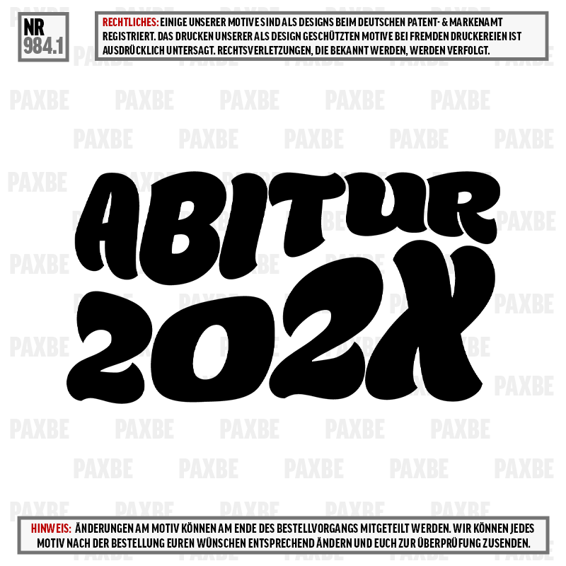 ABITUR LOOKING FOR FREEDOM 984.1 ABITUR LOOKING FOR FREEDOM 984.1