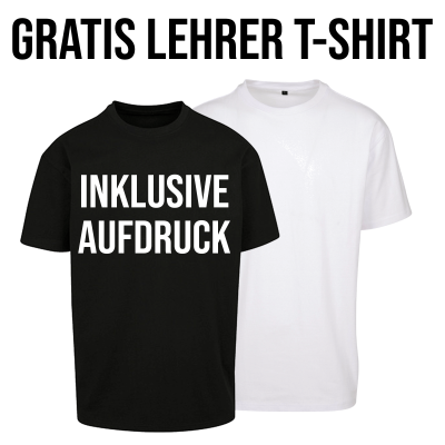 GRATIS LEHRER T-SHIRT (inkl. demselben Aufdruck, nur 1x je Bestellung möglich) Bekleidung, T-shirt, Hemd