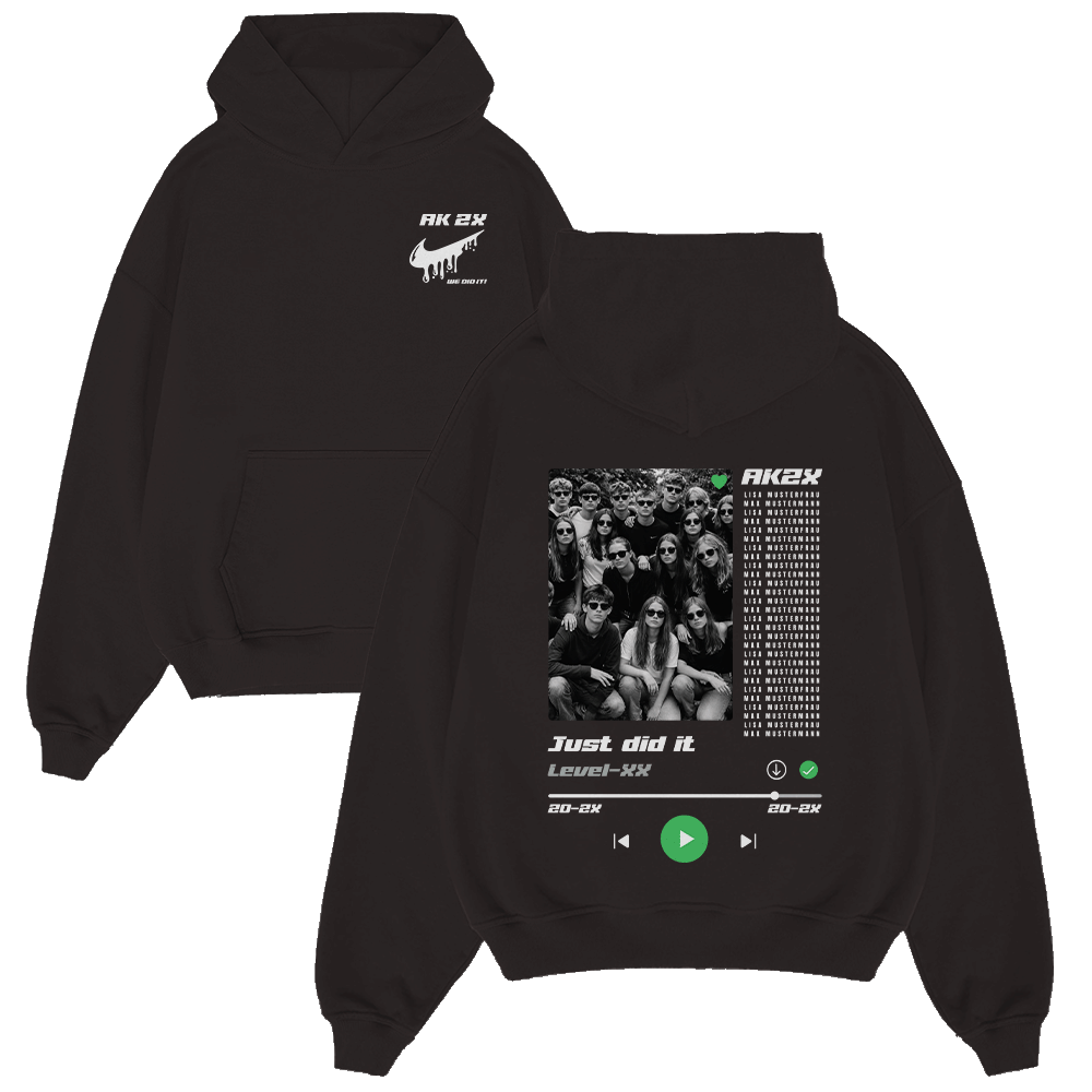 hoodie, schwarz, grafik, vordertasche, langarm, hoodie, schwarz, grafik, print, material?
