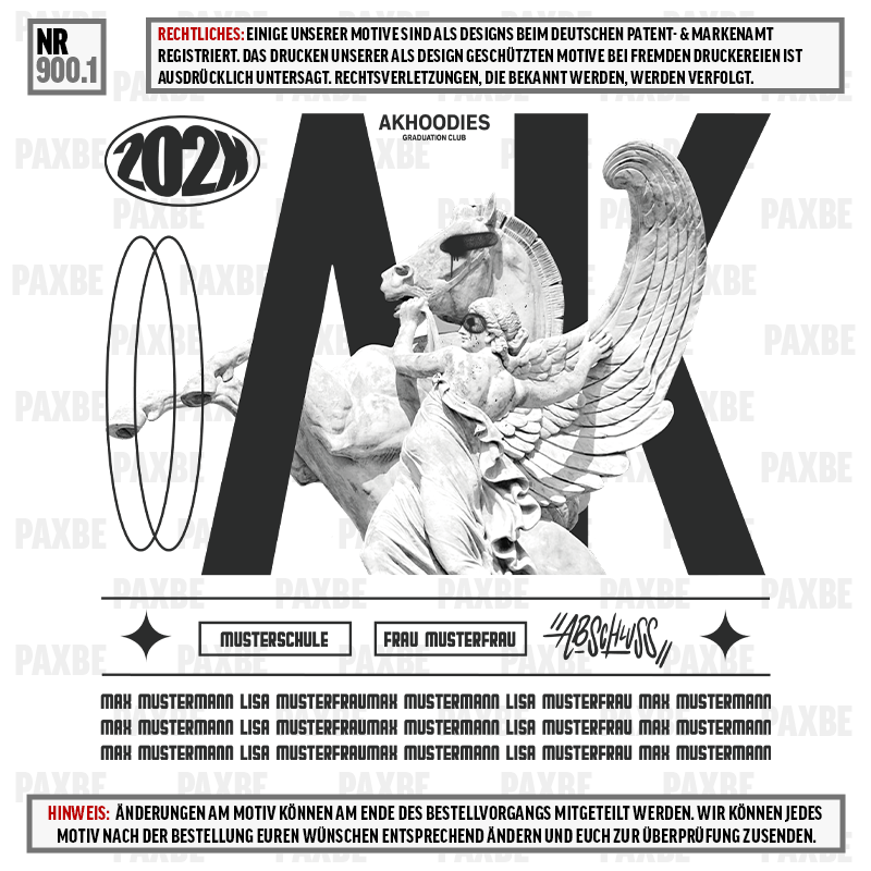 PEGASUS AK 900.1 Werbung, Person, Plakat, Text