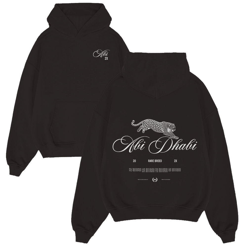 Hoodie, Schwarz, Kängurutasche, Print, Leopard-Print, hoodie, schwarz, grafik, leopard, Abu Dhabi