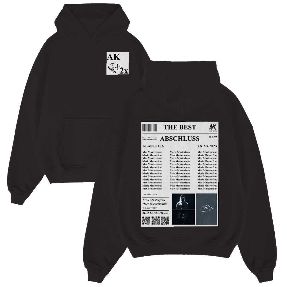 THE BEST ABSCHLUSS ZEITUNG 701.1 Strickwaren, Pullover, Sweatshirt, Kapuzenpulli, Kapuze, Strickwaren, Pullover, Sweatshirt, Kapuzenpulli, Kapuze