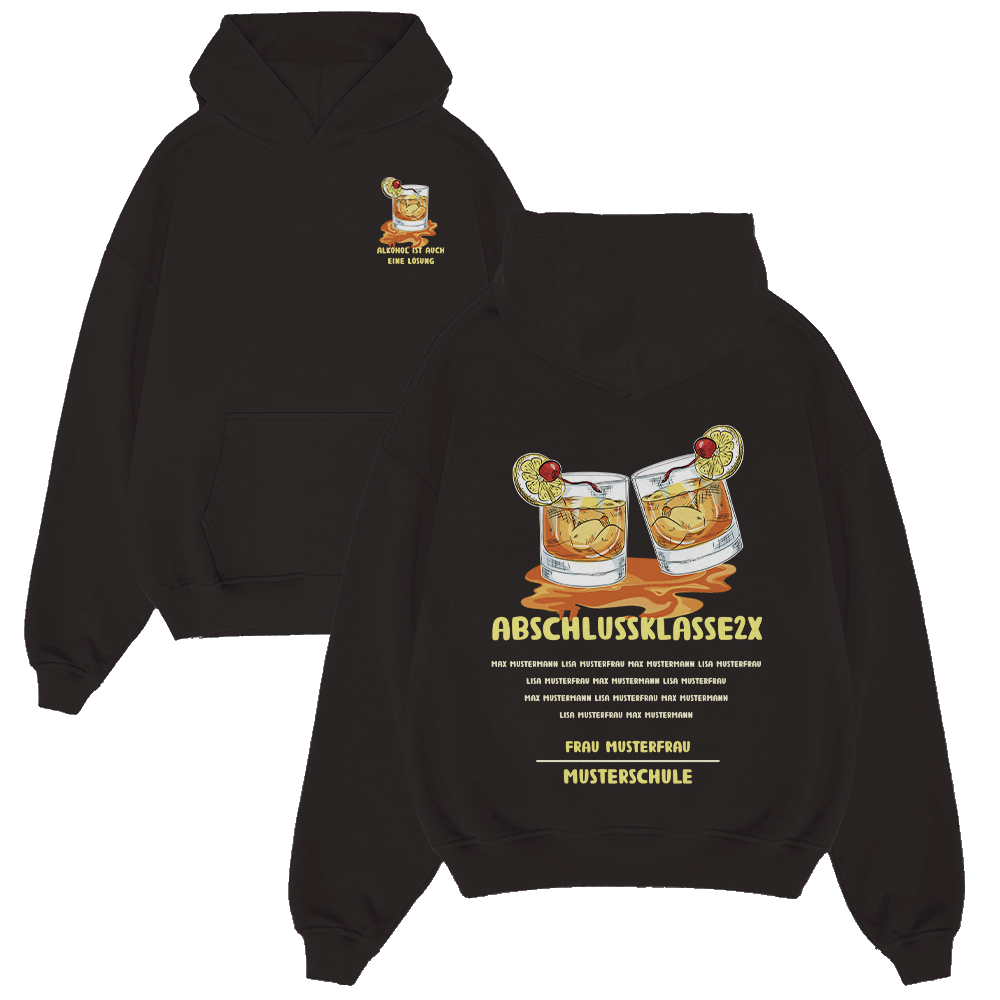 ALKOHOL IST EINE LÖSUNG 833.1 Bekleidung, Strickwaren, Pullover, Sweatshirt, Kapuzenpulli, Bekleidung, Strickwaren, Pullover, Sweatshirt, Kapuzenpulli