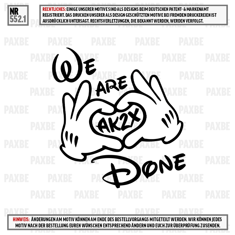 WE ARE DONE COMIC 552.1 