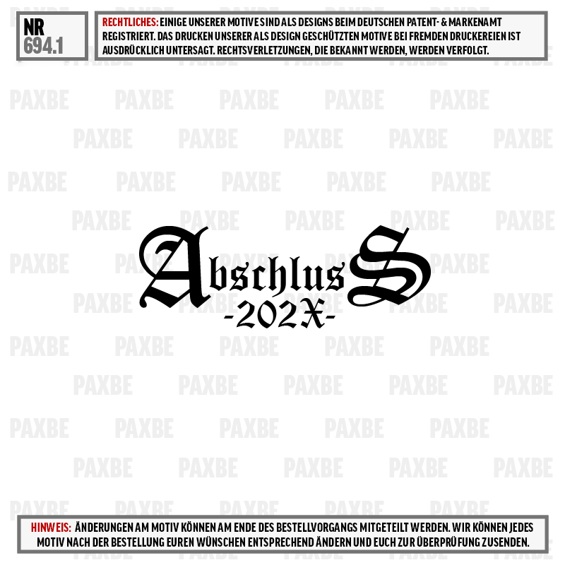 Abschluss-S, 202x, Logo, Schriftzug, GrauSchwarz, logo, Text, Abschluss, 202x, Gothic