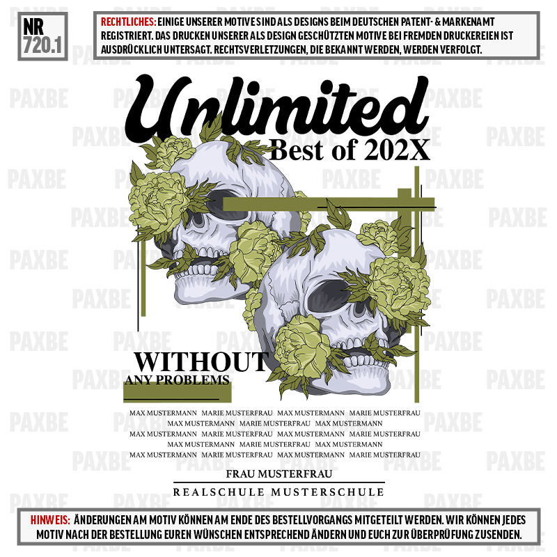 UNLIMITED BEST OF SKULL 720.1 UNLIMITED BEST OF SKULL 720.1