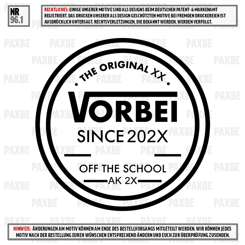 VANS VORBEI OFF THE SCHOOL 96.1