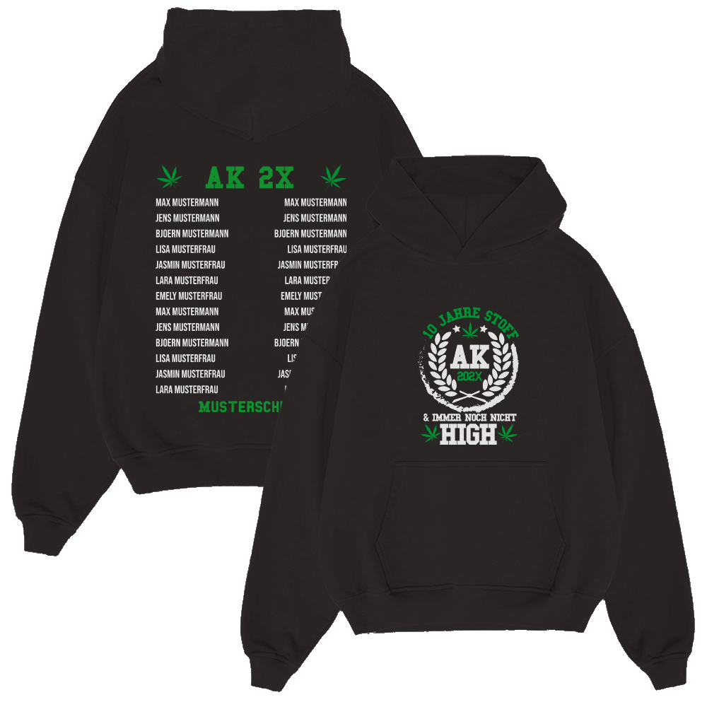 HIGH 10 JAHRE STOFF 572.1 Strickwaren, Pullover, Sweatshirt, Kapuzenpulli, Kapuze, Strickwaren, Pullover, Sweatshirt, Kapuzenpulli, Kapuze