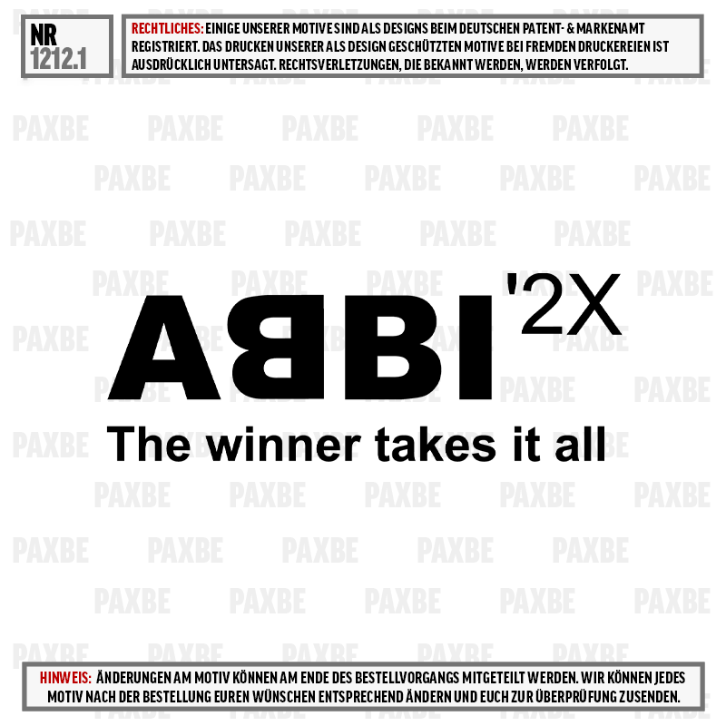 ABBI WINNER 1212.1 Werbung, Text, Plakat