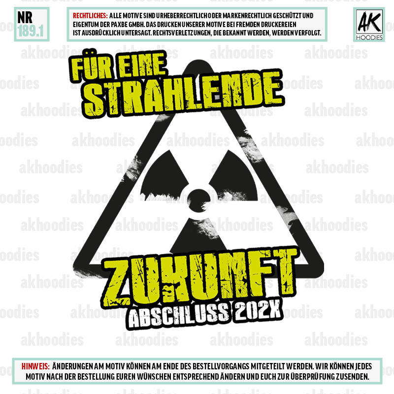 FÜR EINE STRAHLENDE ZUKUNFT 189.1