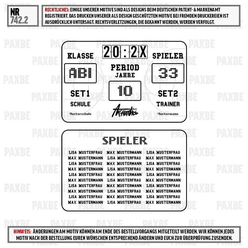 board, scoreboard, name tag, nameplate, sticker,  Brett, Spielbrett, Punkteanzeige, Label, Motiv