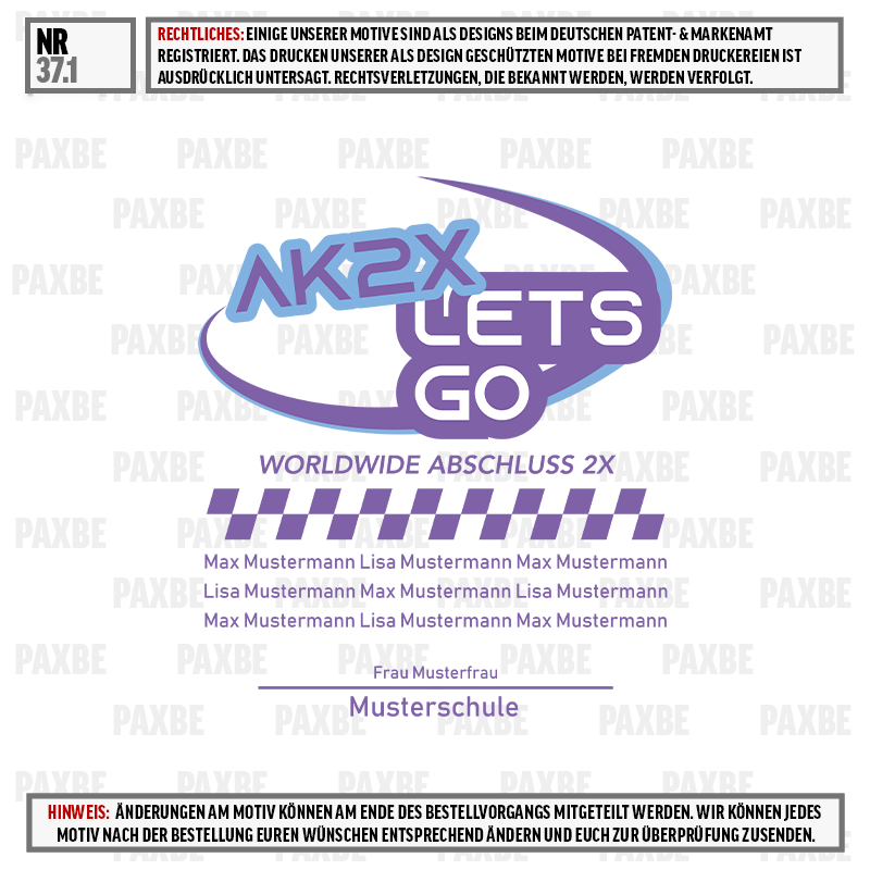 universitätszeugnis, Zertifikat, Druck, Lila, Logo, logo, 2X, LETS GO, weltweiter, rennflagge