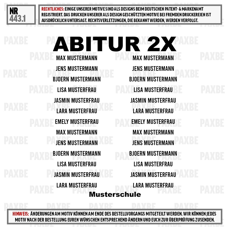 Abitur, Schule, Muster, Musterkarte, Bildschirmtext, Abiturzeugnisse, Musterschule, Schulabschlusszeugnis, Abitur-Bilddatei, Musterfirma