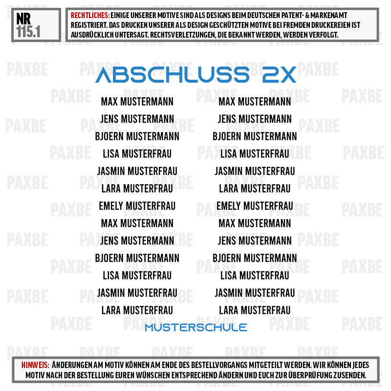 abschlusszeugnis, zeugnis, klasse, schullogo, abschlusscertificate, Abschluss 2x, Schule, Muster, Namensliste, PAXBE