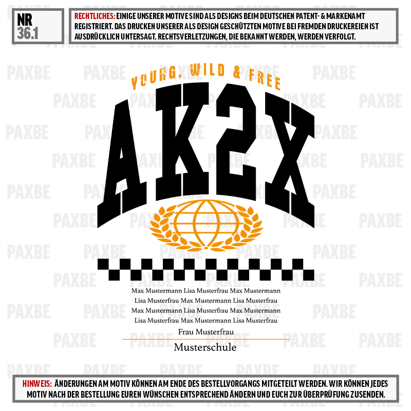 t-shirt, graphic, AKEX, globe, checkered