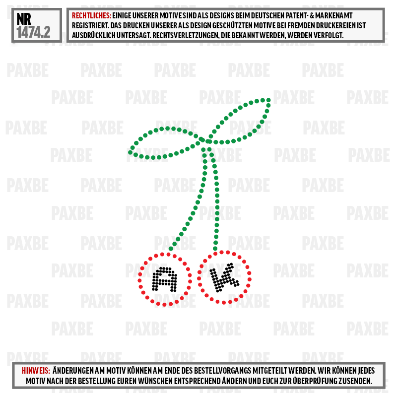Kirsche, Punkte, grüner Stiel, Blattform, Infografik-Design, Kirsche, Gepunktet, Pflanze, Logo, Design