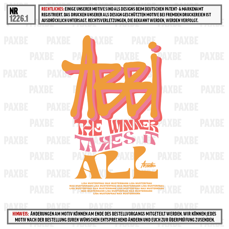 ABBI STYLE 1226.1 Werbung, Plakat, Werbung, Plakat