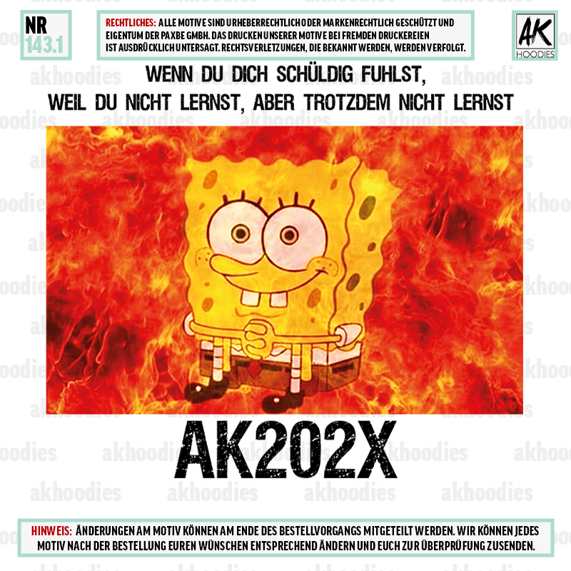 WENN DU DICH SCHULDIG FÜHLST 143.1