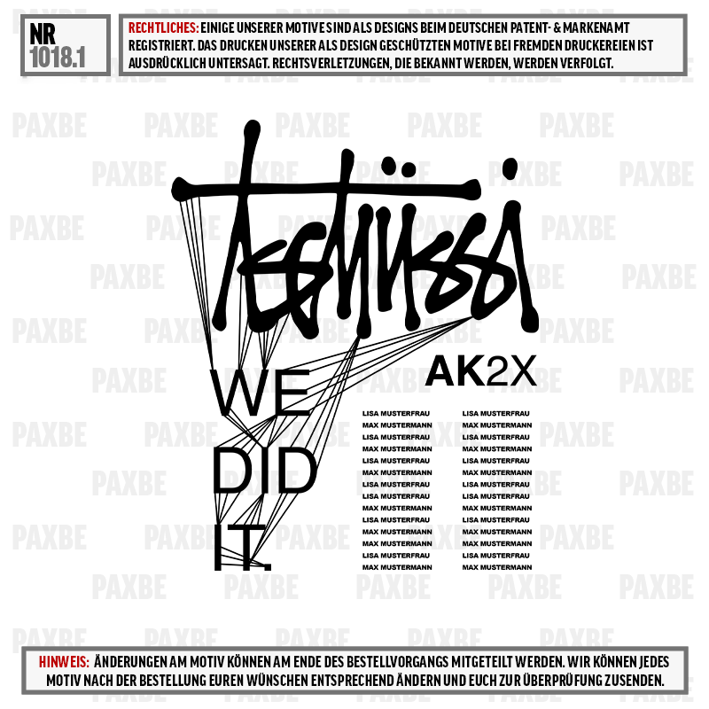 TSCHÜSSI LINES 1018.1 TSCHÜSSI LINES 1018.1