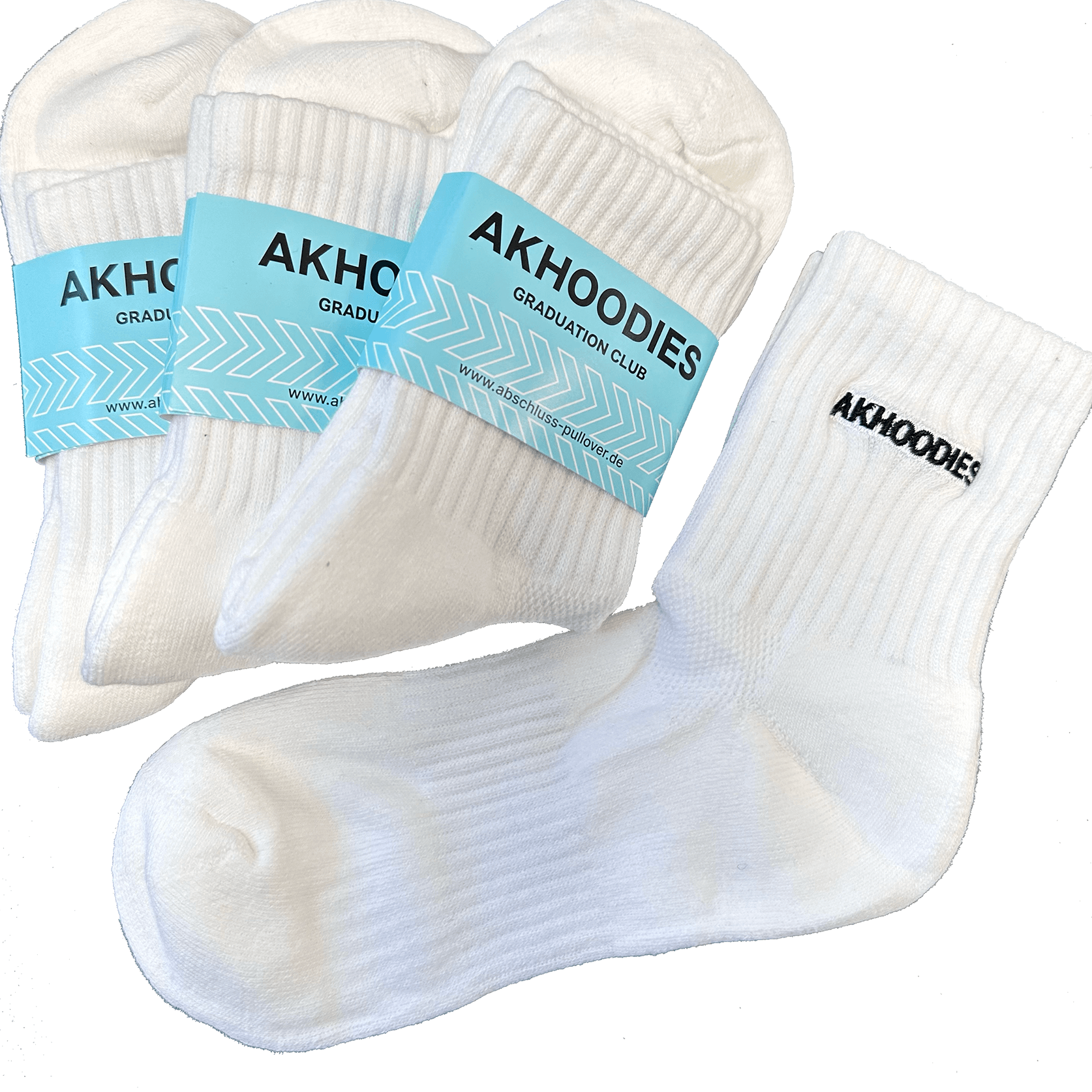 Bestickte AK-CLUB Socken gratis für JEDEN Schüler (nur solange der Vorrat reicht) Bekleidung, Strumpfwaren, Socke