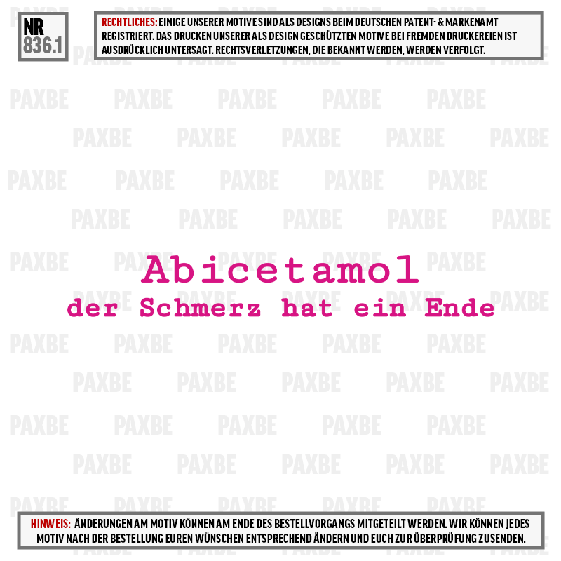 REZEPT ABICETAMOL 836.1 REZEPT ABICETAMOL 836.1