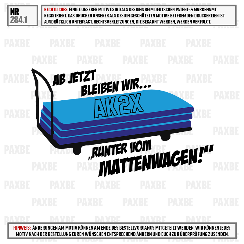 Auto Markenmotiv, Auto Sicherheitswagen, Sonnenbrille, Mattenwagen, Mattenschutz, Luftmatratze, Aufblasbare Matratze, Kopfteil, Blau, Aufblasbar