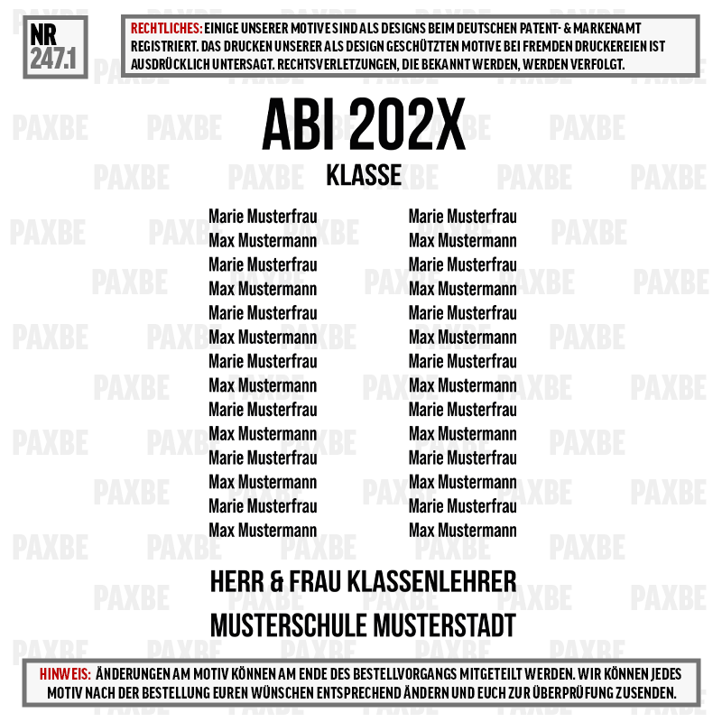 ABITCH FÜR EINEN PUNKT TUE ICH ALLES 247.1 Seite, Text, Werbung