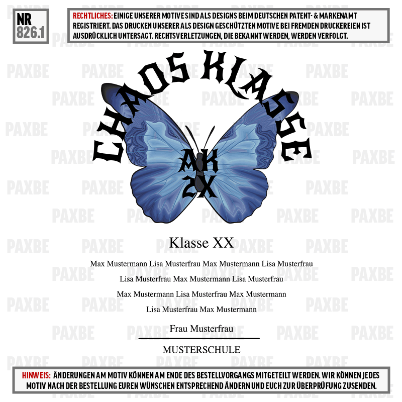 CHAOS KLASSE 826.1 CHAOS KLASSE 826.1
