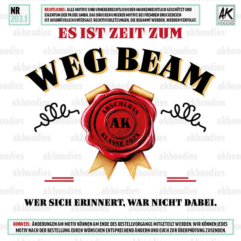 ES IST ZEIT ZUM WEG BEAM WER SICH ERINNERT WAR NICHT DABEI 203.1