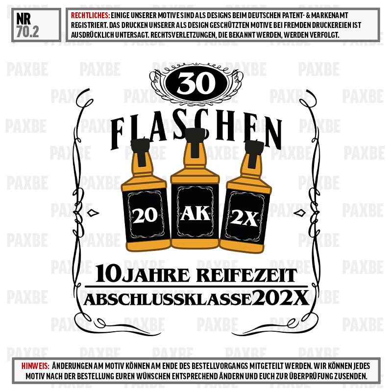 Flaschen, Bier, Dekorativ, Glasflasche, Motiv, Flasche, Gläser, AK, 10 Jahre, Jahrgang