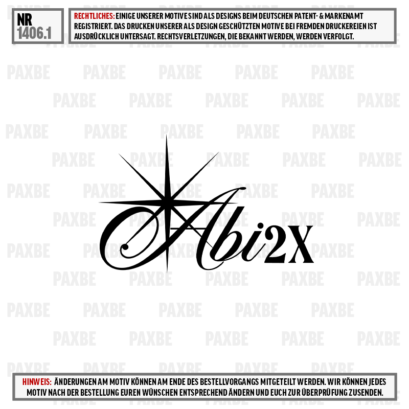 logo, AbizX, Sternschnitt, Monogramm, Signatur, logo, abstract, swoosh, schriftzug, Axi2X
