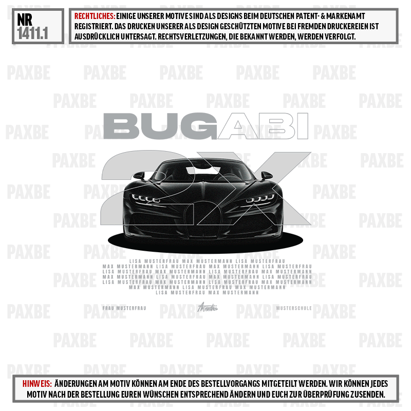 Auto, Sportwagen, schwarz, Vorderansicht, Luxus, Auto, Sportwagen, Schwarz, Frontansicht, Kunstdruck