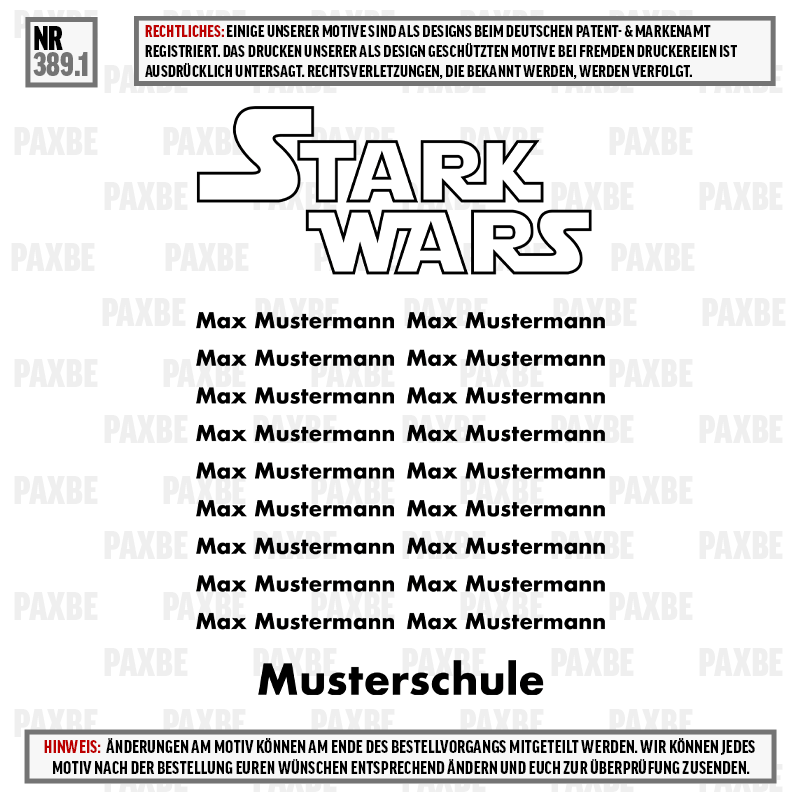 STARK WARS 389.1 STARK WARS 389.1
