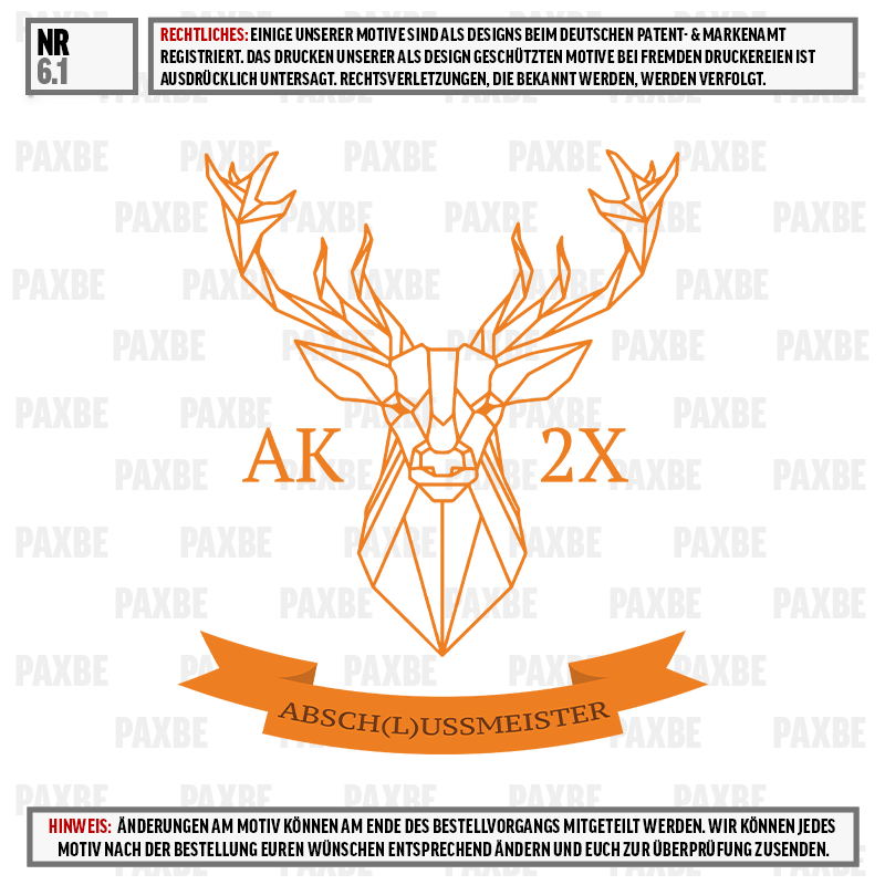 Geometrie, Hirsch, Geweih, Emblem, Logo, deer, antlers, geometric, orange, label