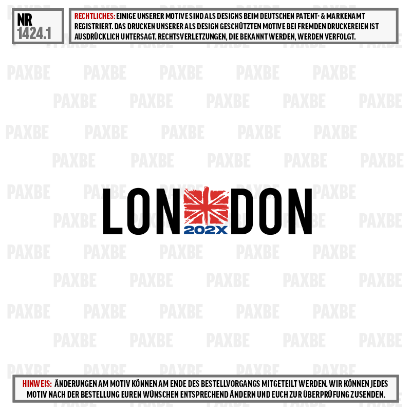London 202X, Logo-Design, Union Jack, Typografie, Event Branding, city, London, 202X, Logo, Flag-UK