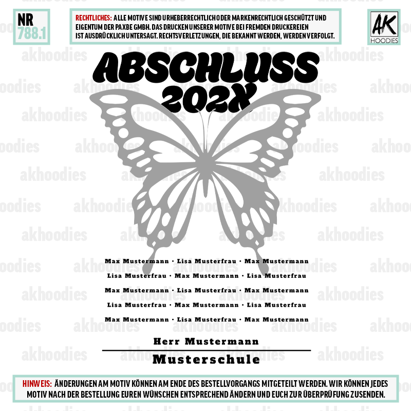 SCHMETTERLING ABSCHLUSS 788.1