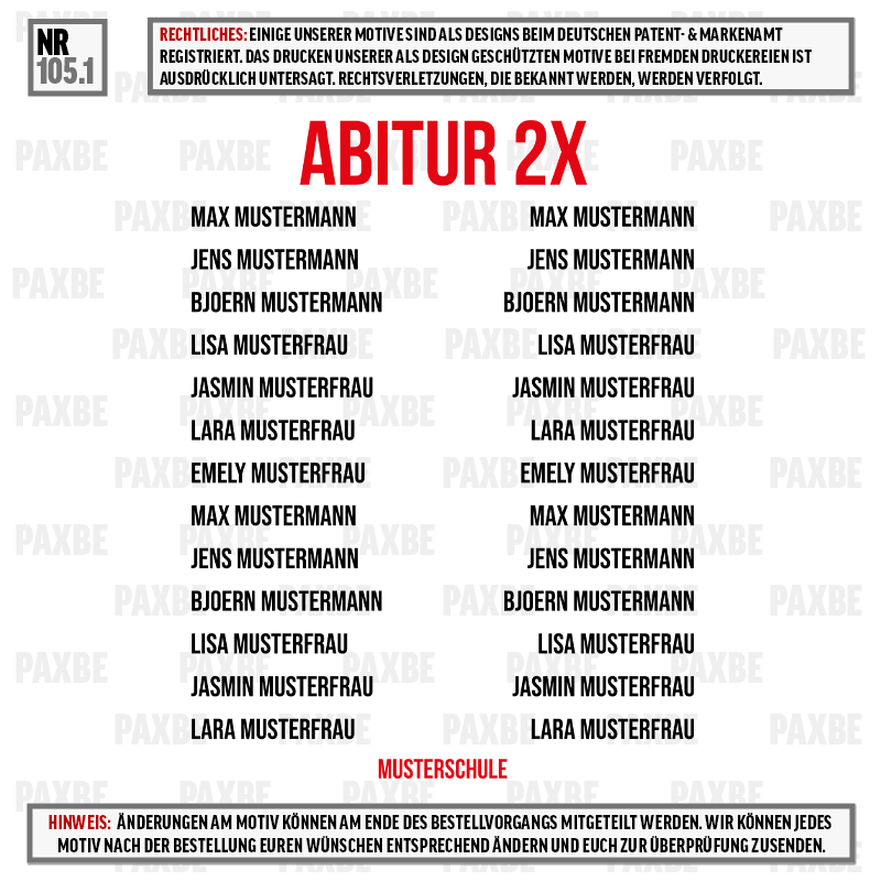 AN ORIGINAL ABSCHLUSS ABIFLIX 105.1 AN ORIGINAL ABSCHLUSS ABIFLIX 105.1