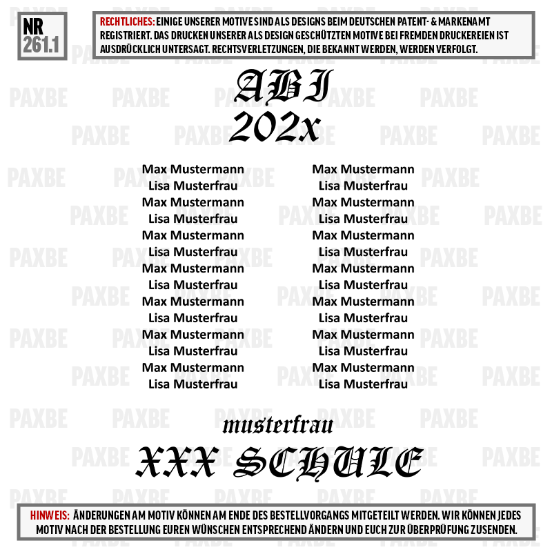 ABI LIFE 261.1 ABI LIFE 261.1