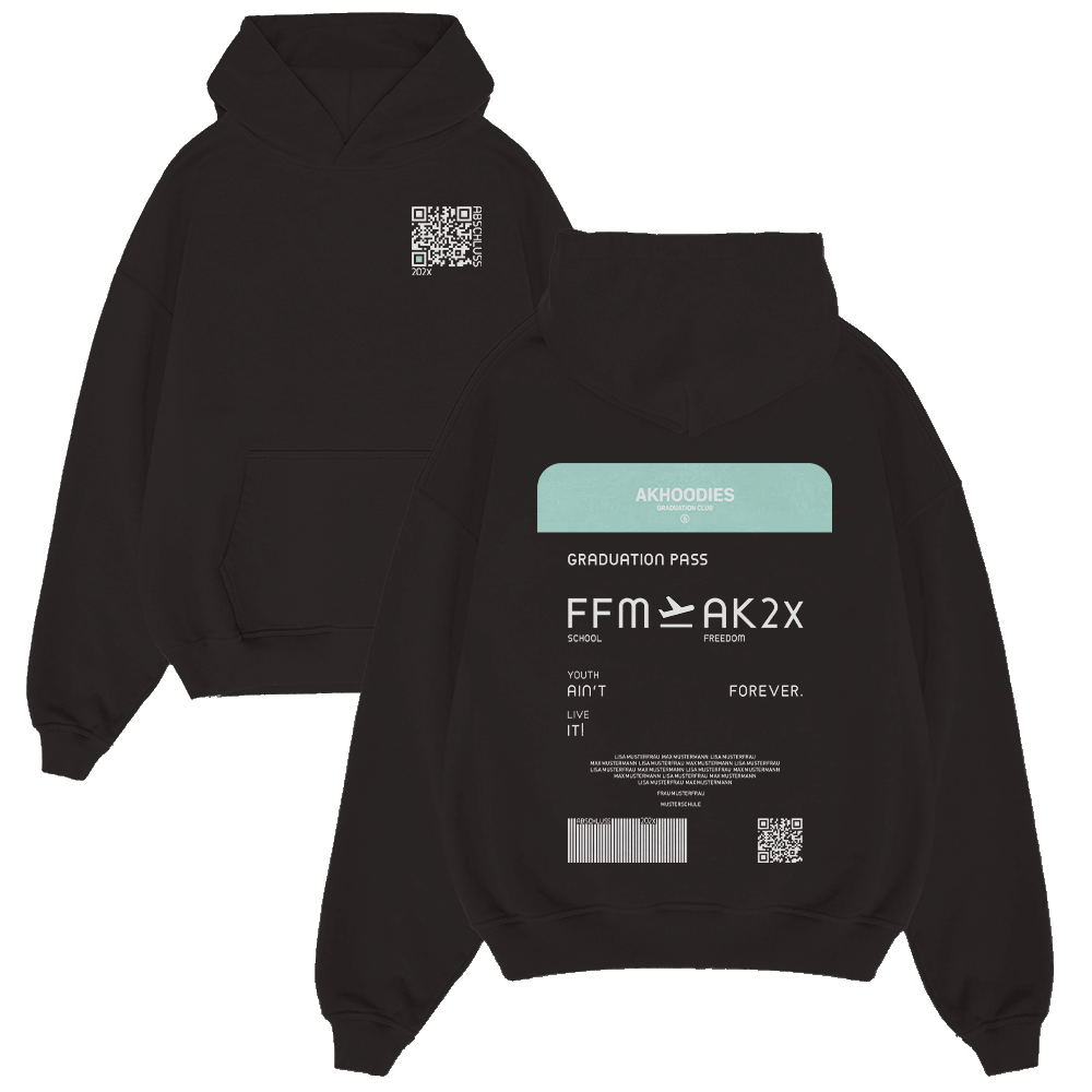 GRADUATION PASS 847.1 Strickwaren, Pullover, Sweatshirt, Kapuzenpulli, Kapuze, Strickwaren, Pullover, Sweatshirt, Kapuzenpulli, Kapuze