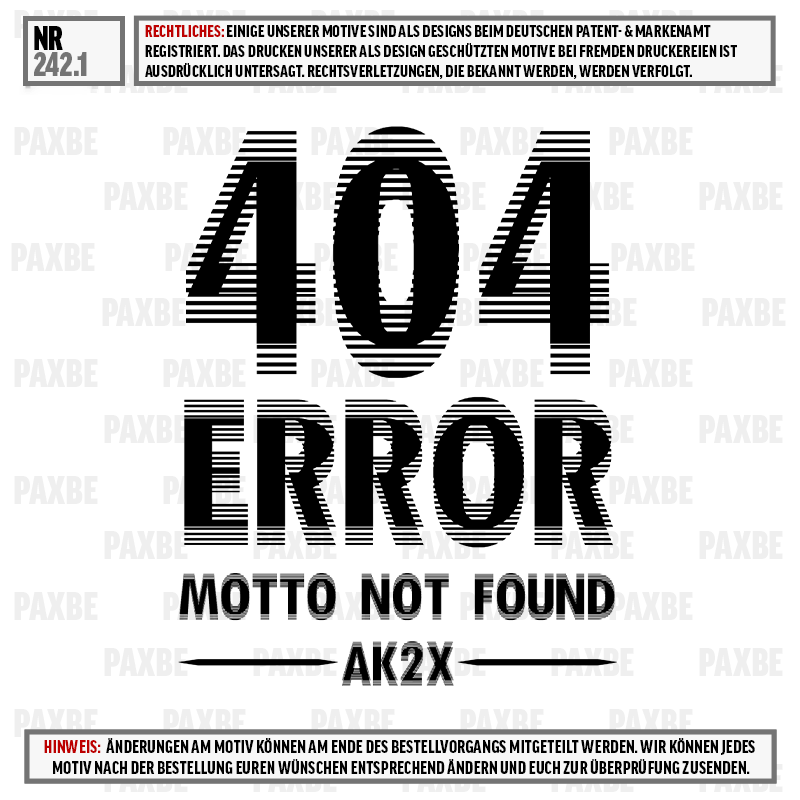 404, fehler, motto nicht gefunden, ak2x, grafikdesign, 404, Fehler, Motto nicht gefunden, Seite nicht gefunden, AK2X