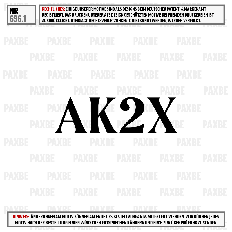 AK2X, Text, Logo?, unbekannt