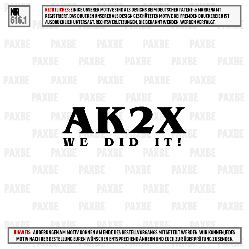 PAESTUM WE DID IT 616.1 PAESTUM WE DID IT 616.1