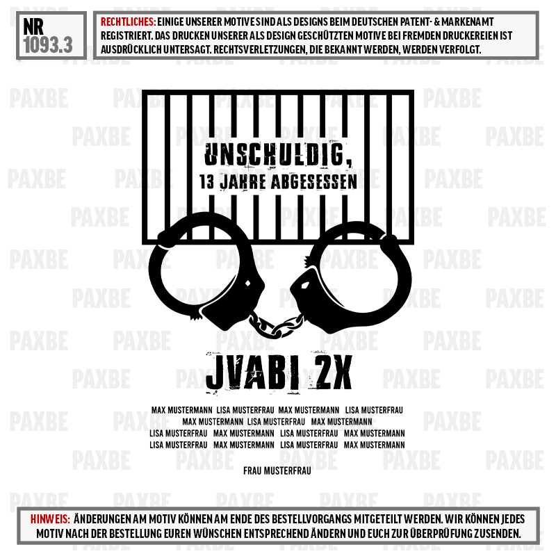 UNSCHULDIG 1093.3 UNSCHULDIG 1093.3